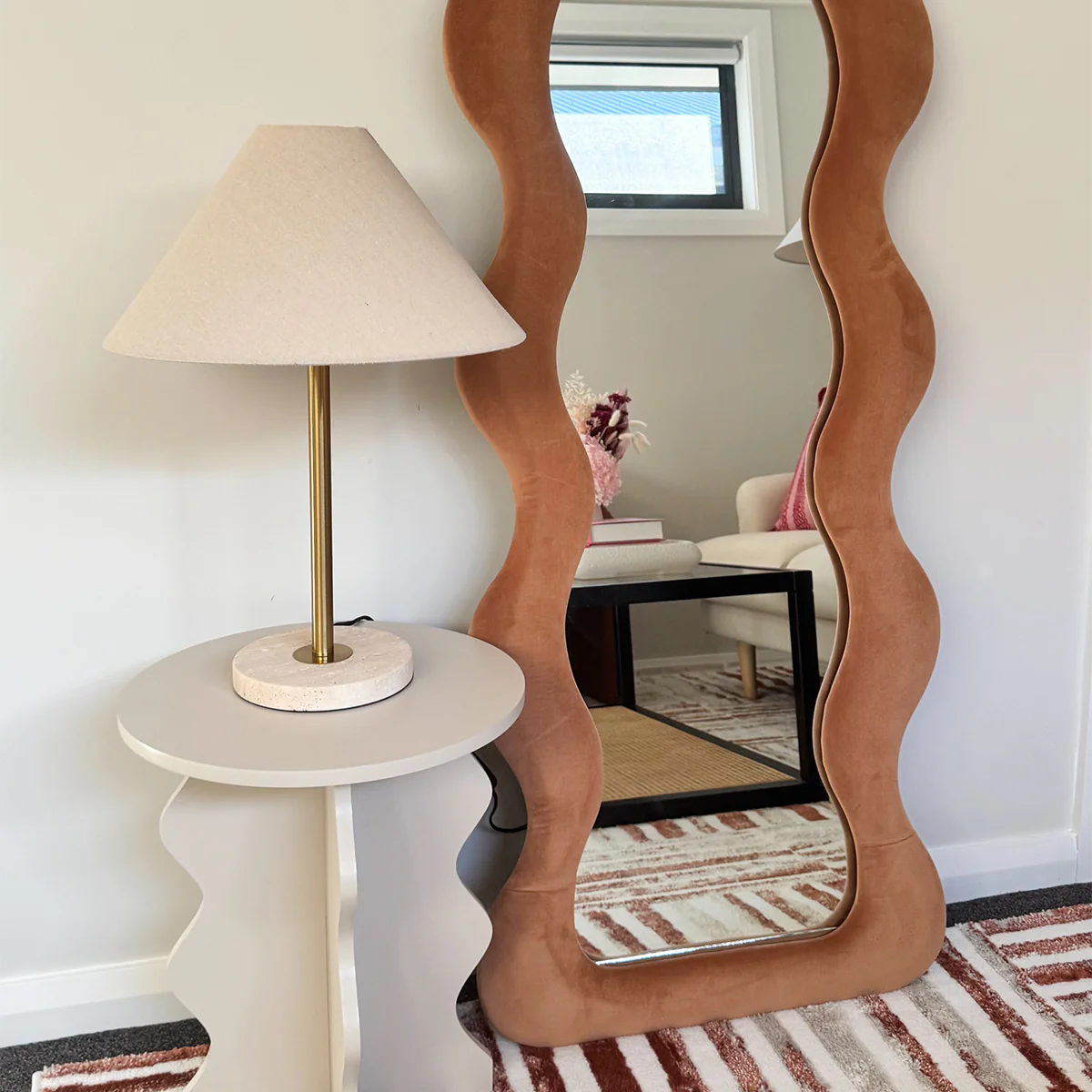 Wiggly Mirror - Rust - Image 5