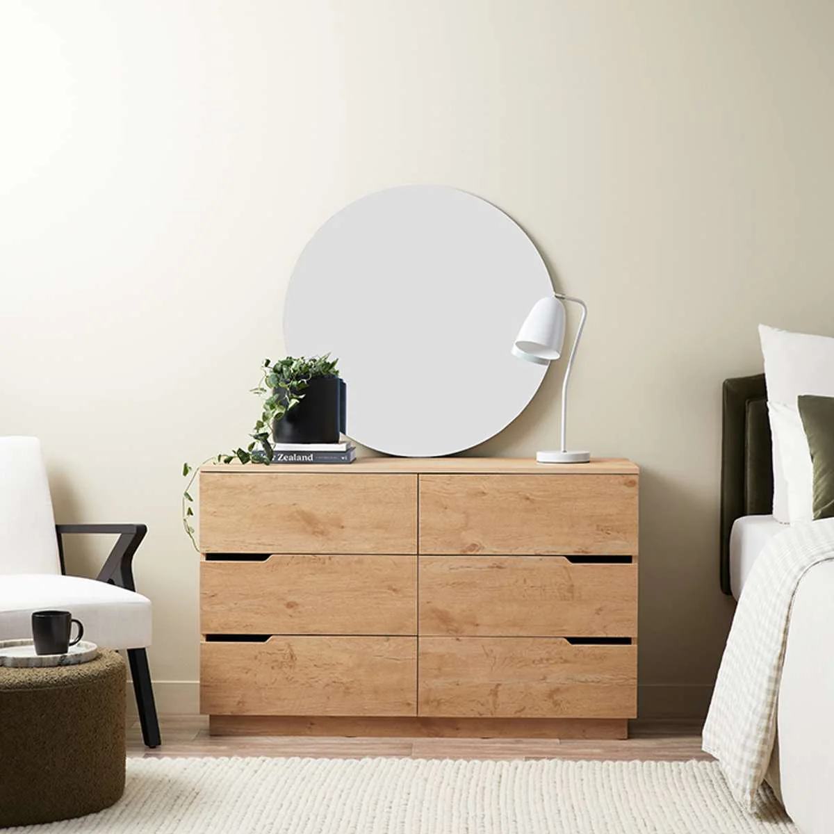 Zack Six Drawer - Natural Bundle - Image 3