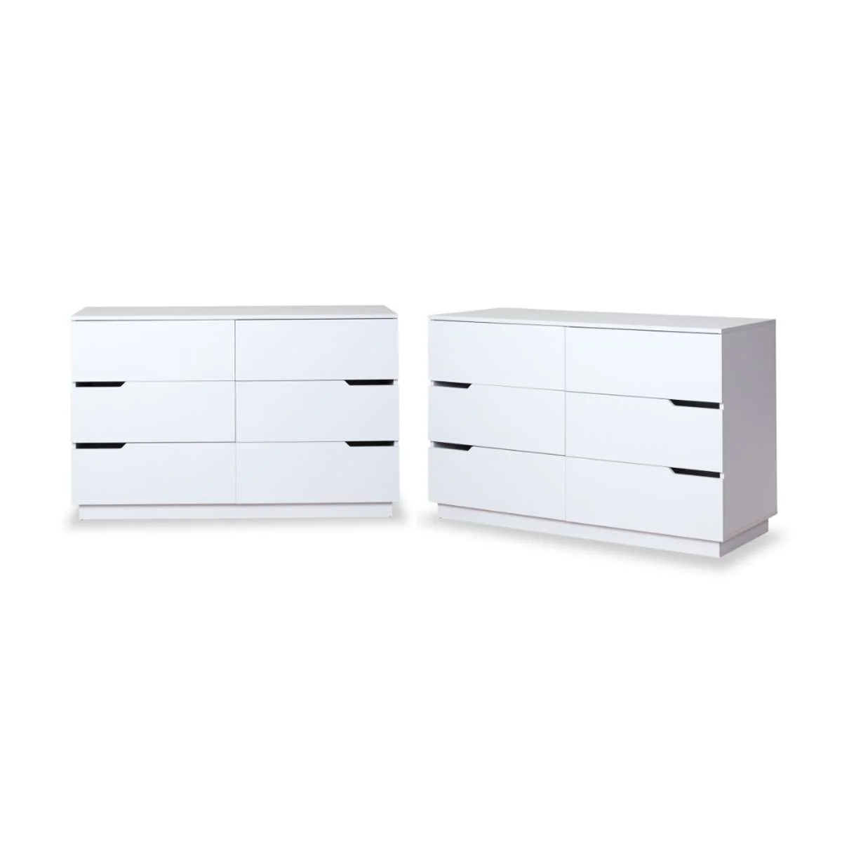 Zack Six Drawer - White Bundle - Image 2