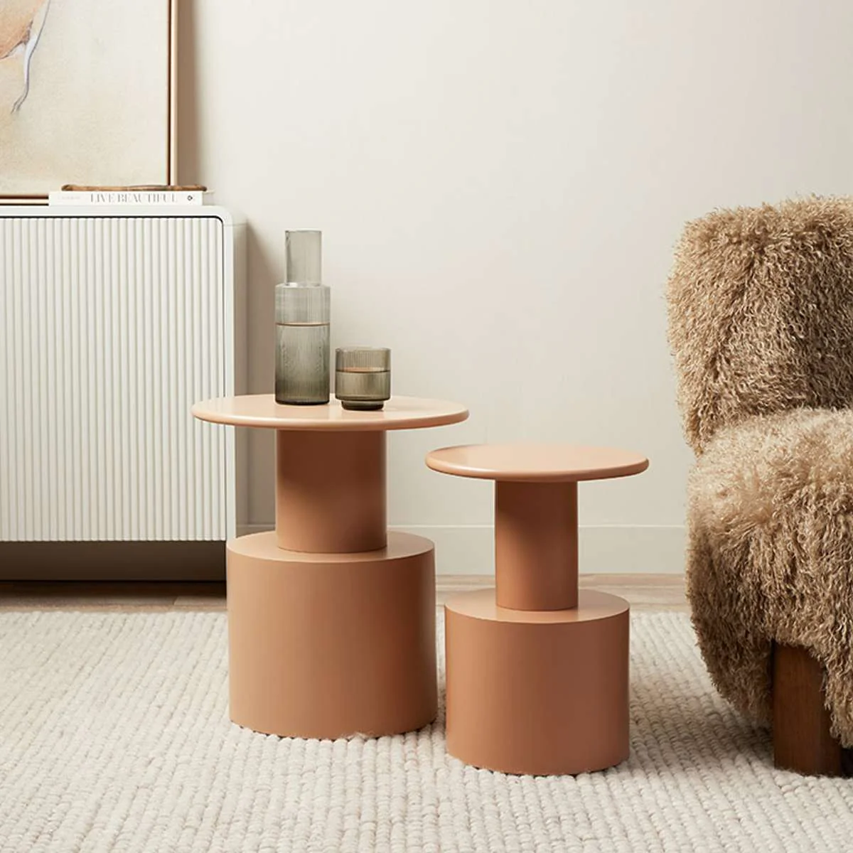 Zayne Side Table - Caramel - Image 3
