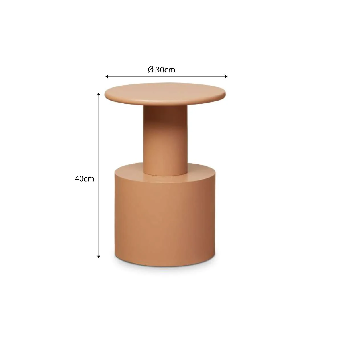 Zayne Side Table - Tan - Image 10