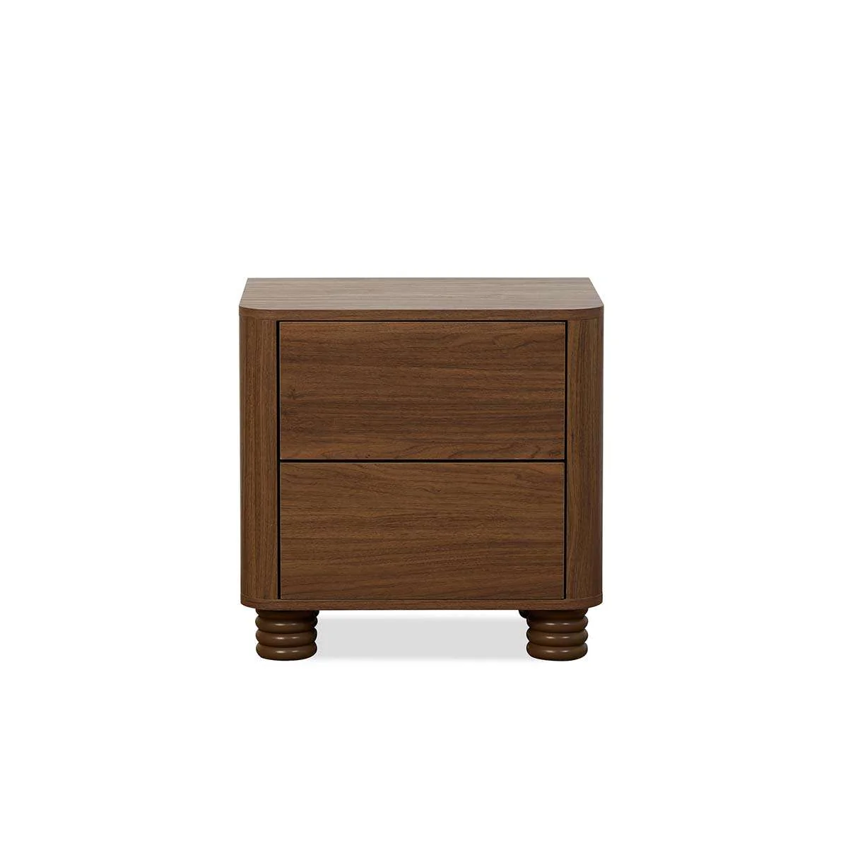 Ziggy Bedside Table - Walnut - Image 8