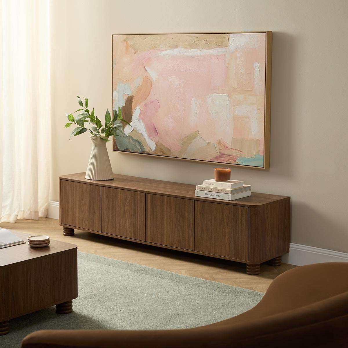 Ziggy Entertainment Unit - Walnut - Image 2
